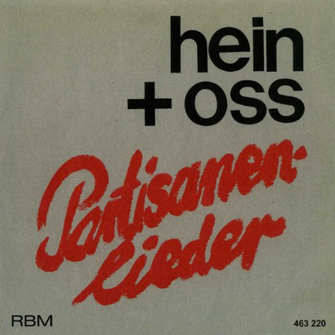 Hein & Oss - Hein & Oss - Partisan Songs [CD]