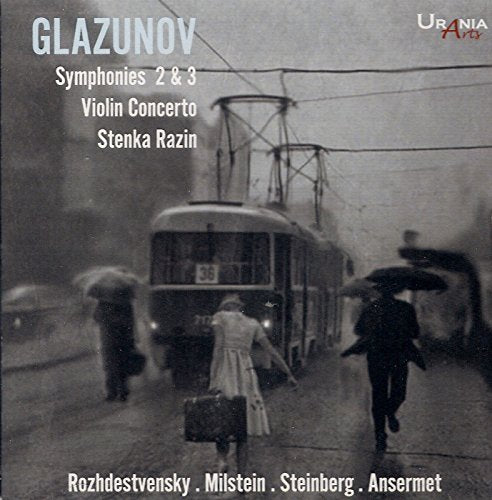Milstein Natan Steinberg Anser - Aleksandr Glazunov: Symphonies 2 & 3, Violin Concerto, Stenka Razin (Symphonic Poem) [CD]