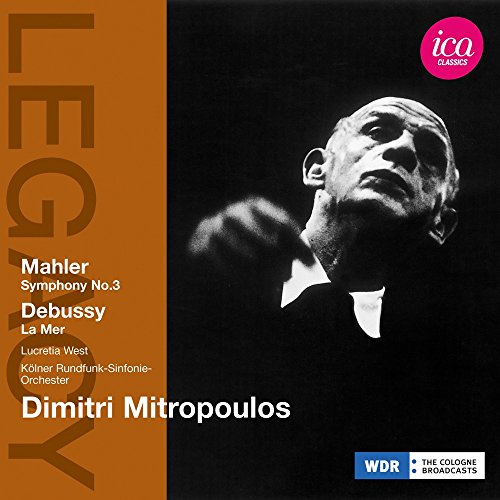 CD cover with a black-and-white photo of a conductor on a black background.