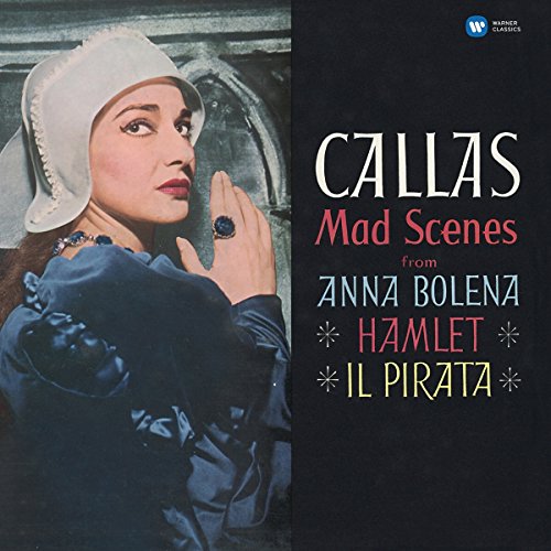"Vinyl album cover featuring a woman in period costume with opera title text."