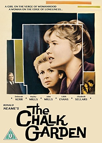 DVD cover for "The Chalk Garden" featuring a woman and girl's faces.