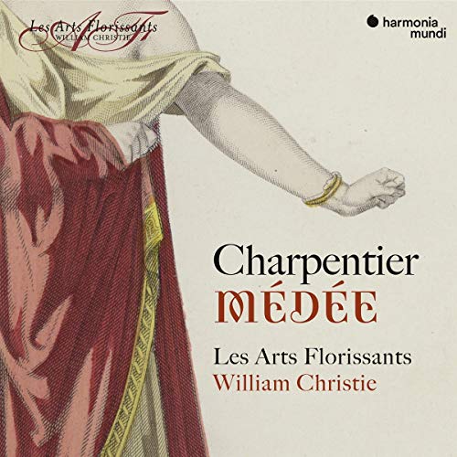 CD cover featuring a classical drawing of a woman's arm and red skirt.