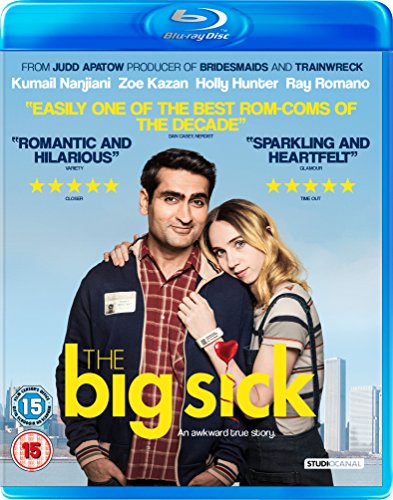 "The Big Sick" Blu-ray case with couple on the cover.