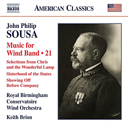 Album cover with black and white portrait of man in ornate uniform.