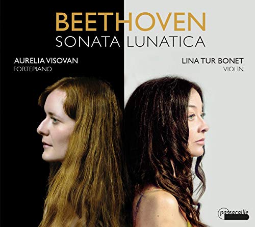 "CD cover featuring two women facing right against black and white backgrounds."