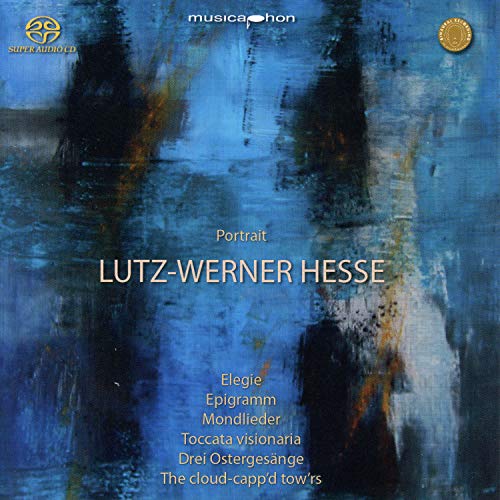 "CD cover with abstract blue and black background, white and yellow text."