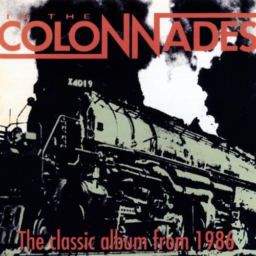 "Album cover with a steam train and red text."