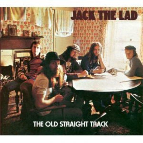 "CD album cover featuring five men sitting around a table in a dimly lit room."