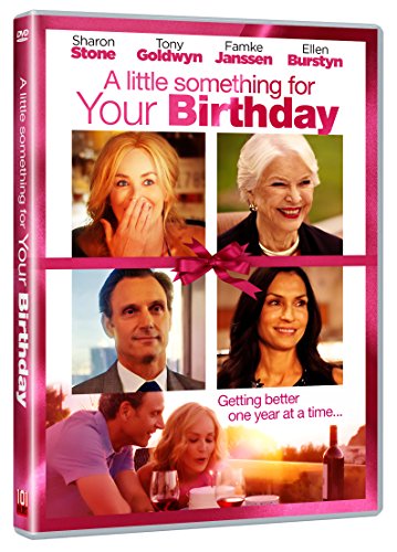 DVD case for "A Little Something for Your Birthday" with pink border and collage.