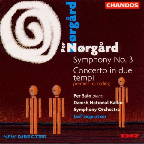 Salodanish Nrsonrcsegerstam - Nørgård: Symphony 3, Concerto in due tempi (Piano Concerto) [CD]