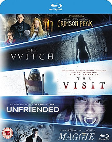 The Witch/crimson Peak/maggie/the Visit/unfriended [BLU-RAY]