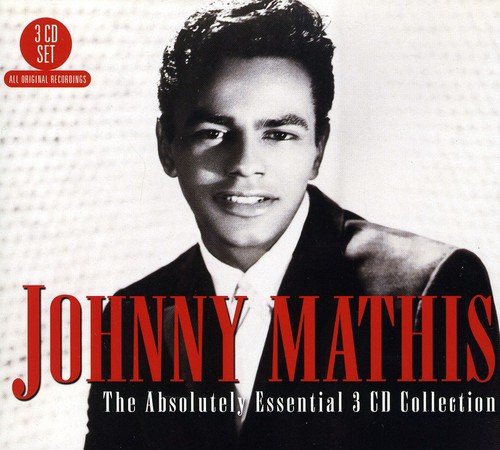 Johnny Mathis CD cover featuring a black and white portrait of Johnny Mathis.