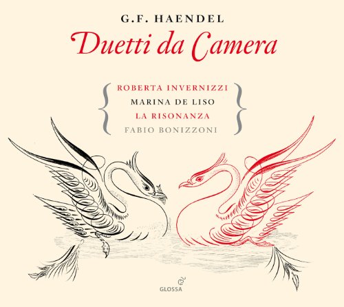Cream-colored CD cover with two swans facing each other, one black, one red.