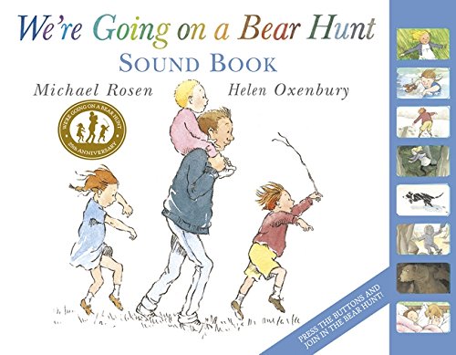"Children's book cover featuring a family walking, with title and author names displayed prominently."