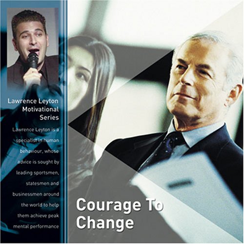 "CD cover with 'Courage to Change' text and images of people in professional attire."