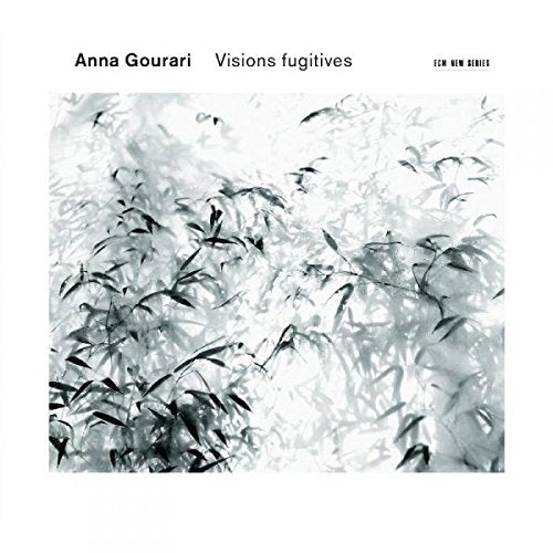 "CD cover with black and white abstract foliage image and artist name."