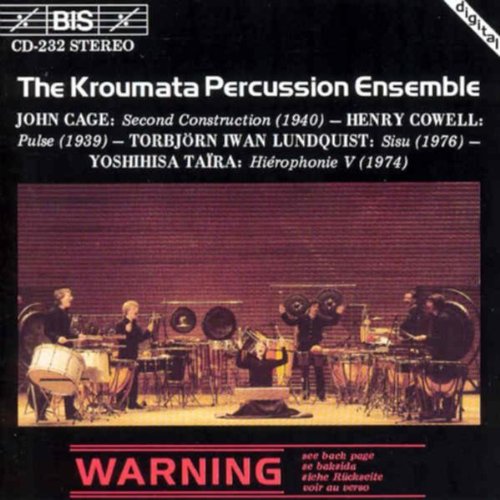 Kroumata Perc Ens - PERCUSSION WKS /CAGE COWELL [CD]