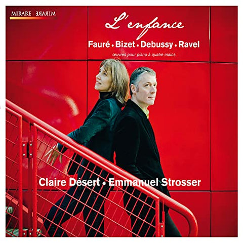 Desert Strosser - L'enfance: Works for Piano 4 hands [CD]