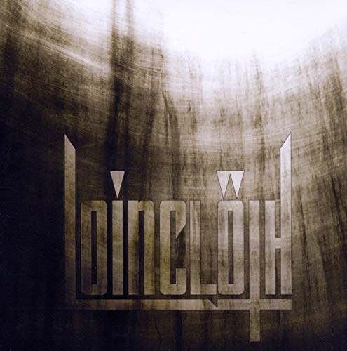 "Album cover with 'Loincloth' in metallic font on a green, textured background."
