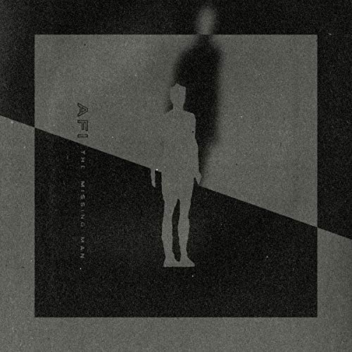 Black and white album cover featuring a shadowy figure and the band name "AFI".