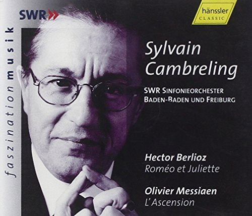 CD cover featuring a black and white portrait of Sylvain Cambreling with text.