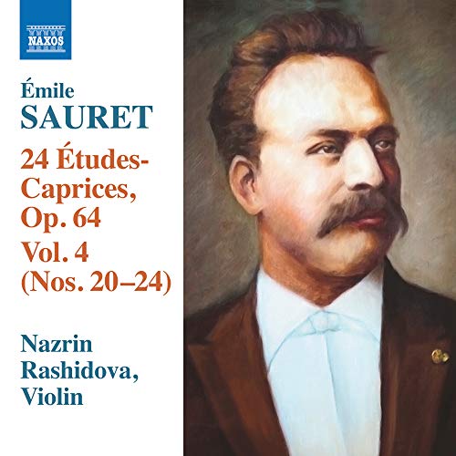 Nazrin Rashidova - Émile Sauret: 24 Études-Caprices, Op. 64 Vol.4 Nos. 20-24 [CD]