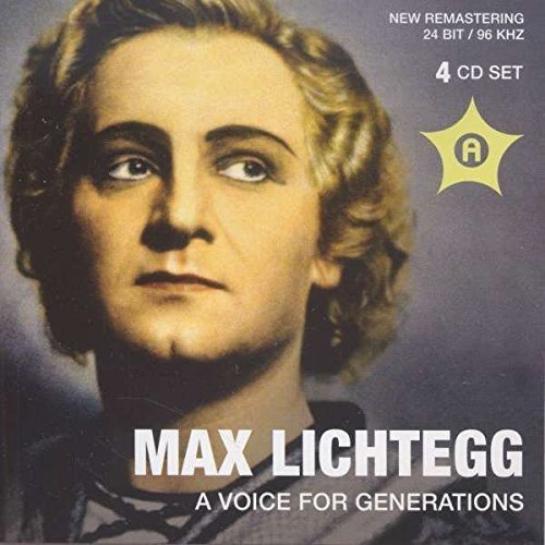 CD cover featuring a portrait of Max Lichtegg with text and a yellow star.