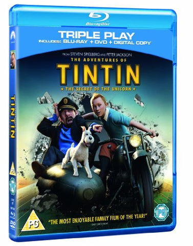 The Adventures Of Tintin: The Secret Of The Unicorn - Triple Play [DVD]