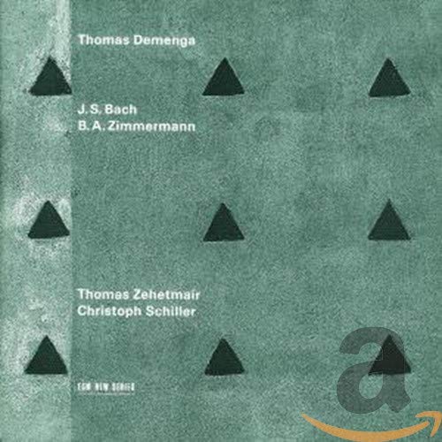 Thomas Demenga - J. S. Bach/B. A. Zimmerman - Works for Solo Strings [CD]