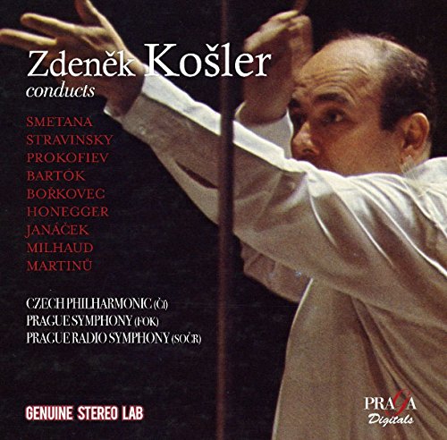 Kosler & Czech Philharmonic & Prague Symphony - Zdenek Kosler conducts Smetana, Stravinsky, Prokofiev, Bartok, Borkovec... [CD]