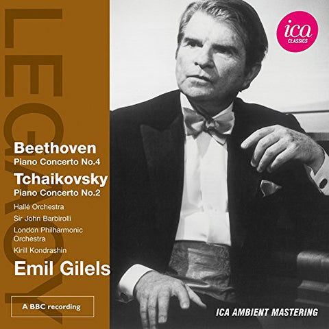 Emil Gilels; Halle Orchestra; - Beet/ Tchaikovsky: Emil Gilels (Piano Concerto No.4/ Piano Concerto No.2) [CD]