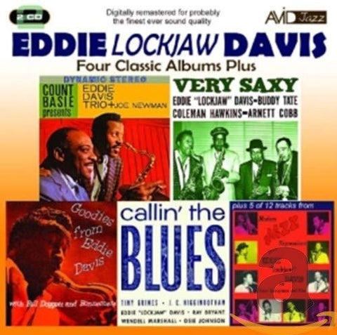 Eddie-lockjaw- Davis - Four Classic Albums Plus (Very Saxy / Callin The Blues / Count Basie Presents / Goodies From Eddie Davis) [CD]