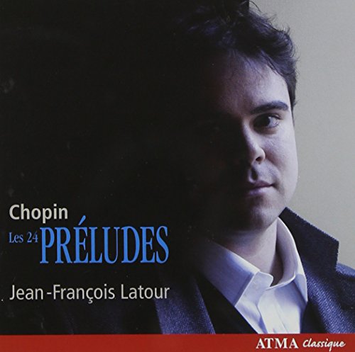 CD cover featuring a man in a suit with text "Chopin: 24 Preludes".