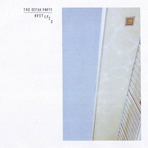 A CD cover featuring a white wall with a blue section and a vent.