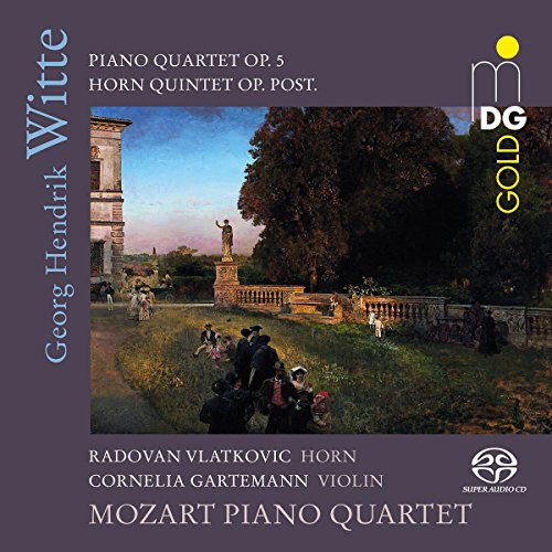 CD cover featuring a classical painting of people in a garden scene.
