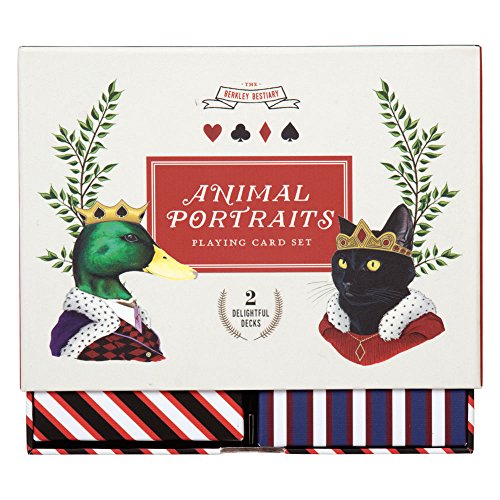 Berkley Bestiary Anmial Portraits Playing Card Set