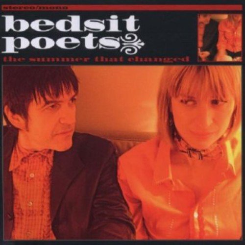 Compact disc with a black cover, titled "Bedsit Poets", in a clear plastic case.