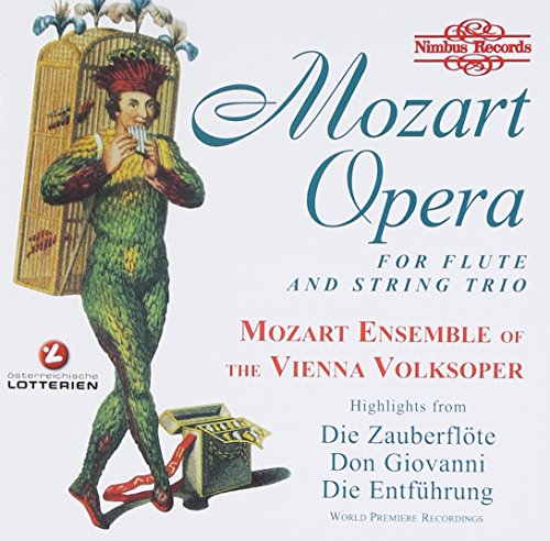 A CD cover featuring a man in a birdcage costume holding a flute.