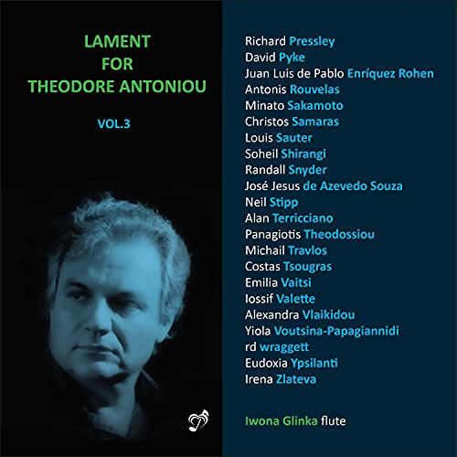 Iwona Glinka - Lament for Theodore Antoniou Vol. 3 [CD]