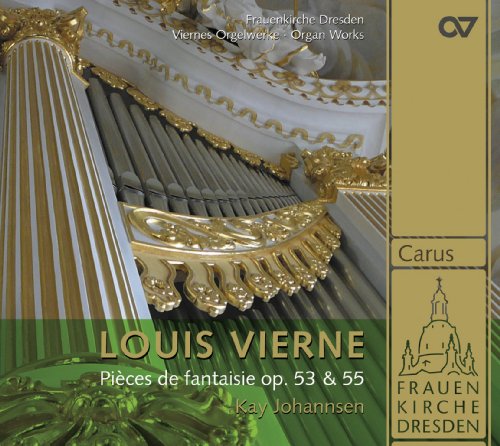 A CD cover featuring a close-up of ornate organ pipes with gold accents.