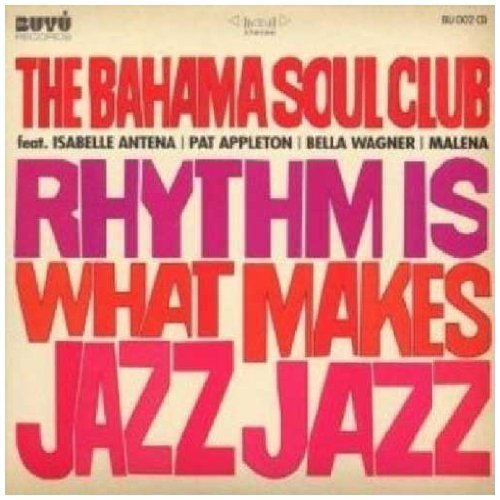 Album cover with beige background and multicolored text reading "The Bahama Soul Club".