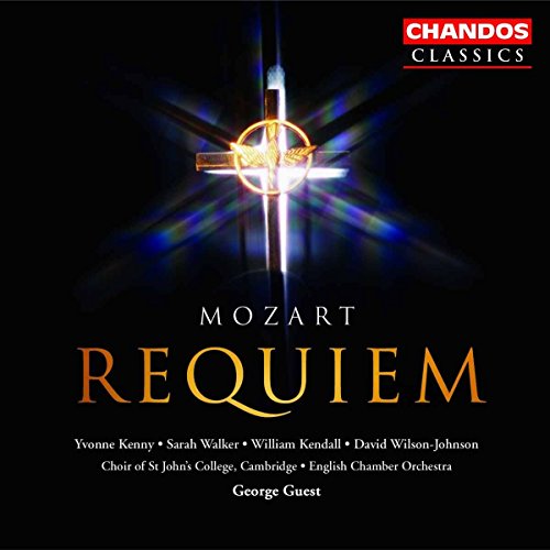 A CD cover featuring a cross with "Mozart Requiem" written below it.