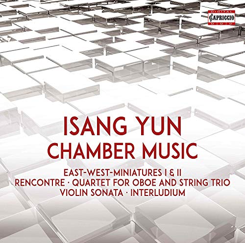 "CD cover with red text on white background, featuring 3D silver boxes."