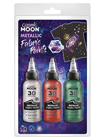 Cosmic Moon Metallic Fabric Paint  - Adult Unisex