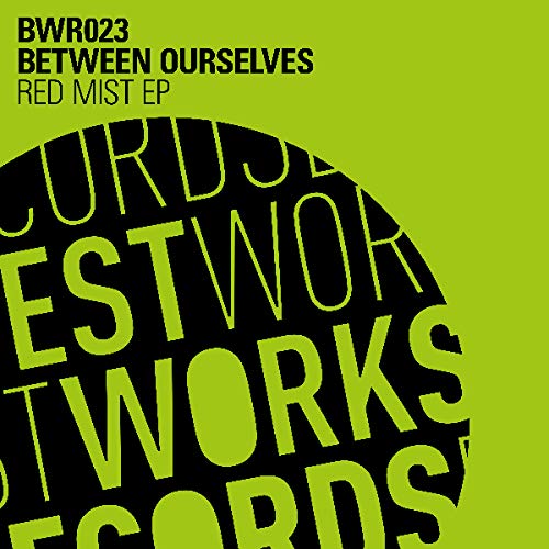 The image is a vinyl record cover with a lime green background and black text. For accessibility purposes, a suitable alt text could be: "Lime green album cover with black and green text."