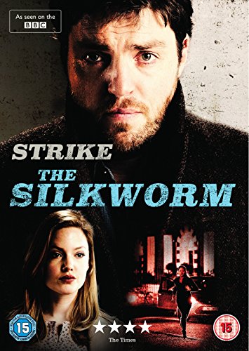 DVD cover for "Strike: The Silkworm" featuring a man and woman with a city scene.