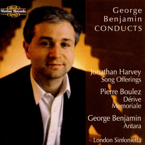 CD cover featuring a man in a suit, with text listing musical compositions.