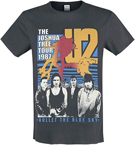 U2 Amplified Collection - Bullet The Blue Sky T-Shirt Charcoal S