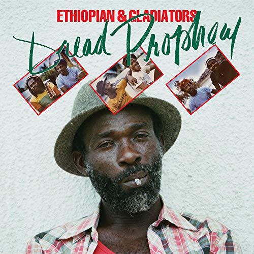 Album cover with a man and three inset photos, titled "Dread Prophecy".