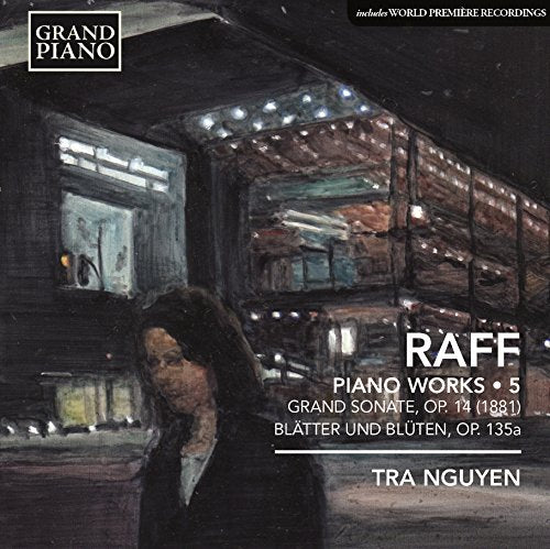 "Album cover featuring a man standing in a dimly lit, modern architectural space."